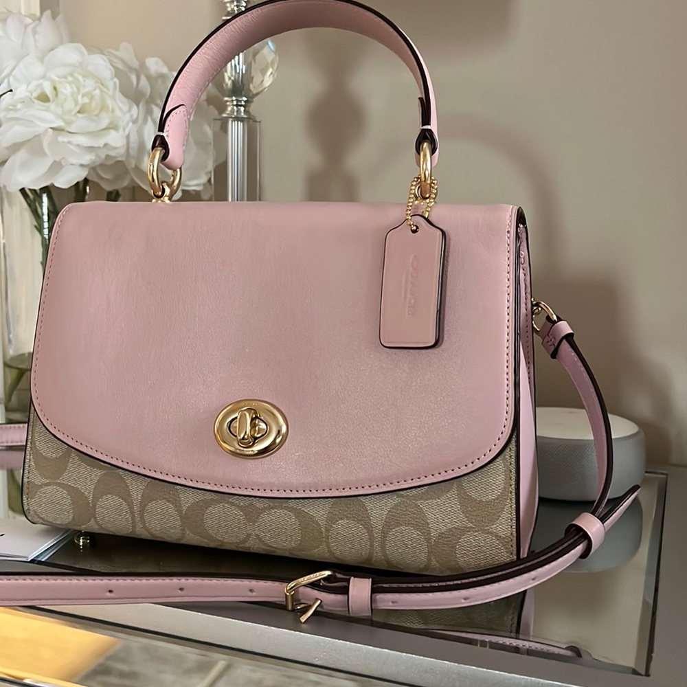 Coach Tilly pink crossbody bag